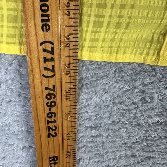 Notations Woman Women's Sleeveless Button Up Top 2X Yellow Bright Happy Light - Picture 2 of 11